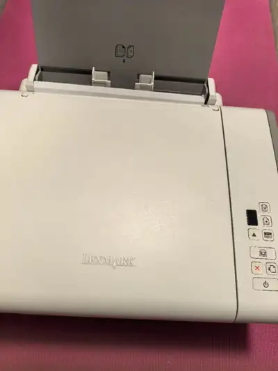Lexmark All-in-One  printer and scan with photo features, View more