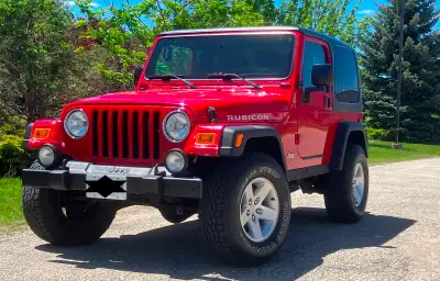 Real nice 2003 TJ Rubicon. This vehicle has a strong 4.0L Inline 6-cyl and 5spd manual xmsn. 239KM’...