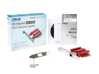 Asus 10gigbit x4 pci-e network card, brand new for $60