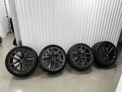 21" Tesla Model S Plaid Arachnid wheels w/ Michelin Pilot Sport 4S Tires For sale is a set of quanti...