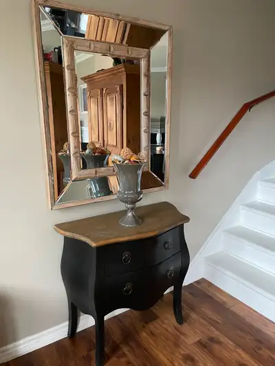 Meuble d'appoint et miroir d'entrée, View more