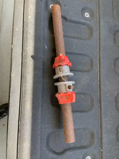 1 “ dumbell bar with clips, View more