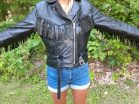 Women's leather jacket for sale