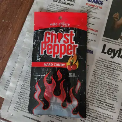 Brand new factory sealed Ghost Pepper Hard Candy Are you brave enough??? Buy now for $12.00 or best...