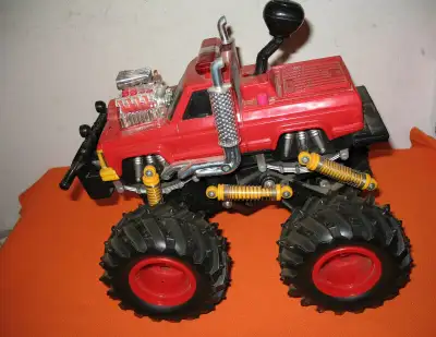 Radio Shack Red Monster Truck from the 70s - Everything is there ready to roll. In good condition fo...