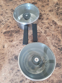 Two Supreme Stainless Steel 2-qt Saucepans For Sale