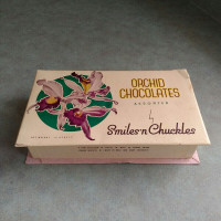 HAMBLIN - METCALFE SMILES'N CHUCKLES  1927-47 CHOCOLATES BOX