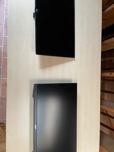Computer desk with monitors , View more