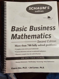 Basic business mathematics & building your dream, and electronic