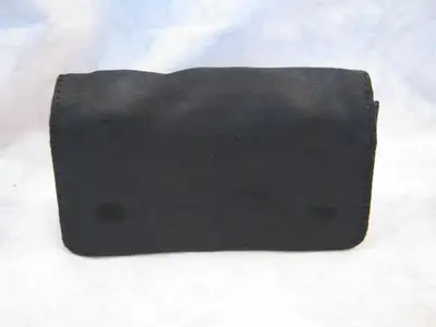 Origin/age unknown, EXC cond., functional, black lacquer over brass with original silk case also in...