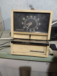 Antique Punch Clock For Sale