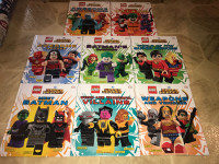 Lego DC Super Heroes Villains HC Book Lot Batman Wonder Woman +