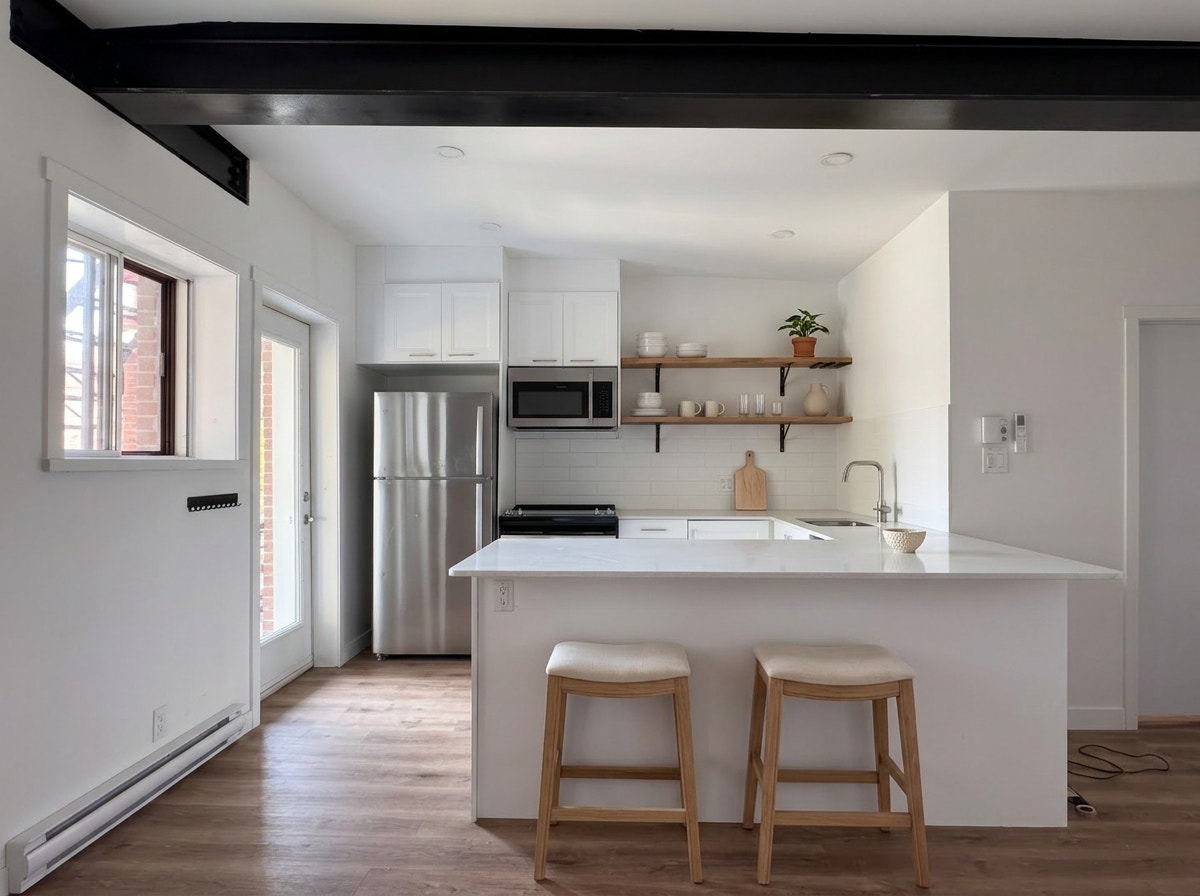 Logement rénovée à style loft industriel - Hochelaga — photo 1