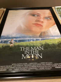 Original 27x40” movie poster from the show THE MAN IN THE MOON