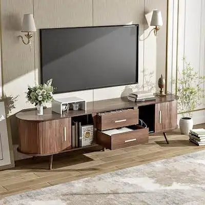 Meuble TV 80 pouces avec 2 tiroirs, View more