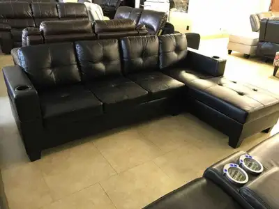 Modern L-Shaped Sectional Sofa - Free Delivery!, View more
