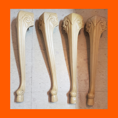 WOODEN TABLE LEGS, Classic (set of 4) -  24 inch, View more
