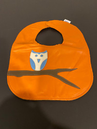 Leather baby bib ( by Mally Designs)