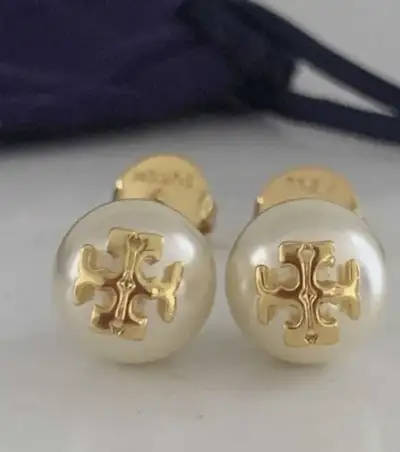Like New Tory Burch Pearl Earrings , View more