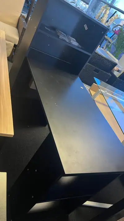 Modern Computer Desk with Storage Shelves, Writing Table Worksta, View more