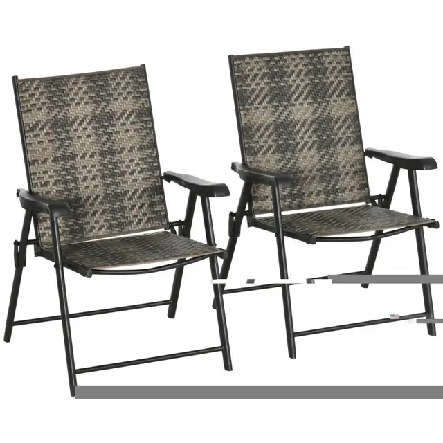 Patio Wicker  Dining Chair, PE in Patio & Garden Furniture in Markham / York Region - Image 3