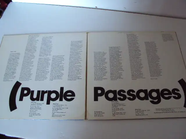 DEEP PURPLE 2 RECORD SET - PURPLE PASSAGES in Arts & Collectibles in Barrie - Image 4