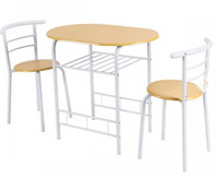 3-Piece Bistro Set for Kitchen and Apartment