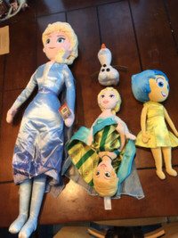 Toutous Disney (Elsa, Anna, olaf, joie)