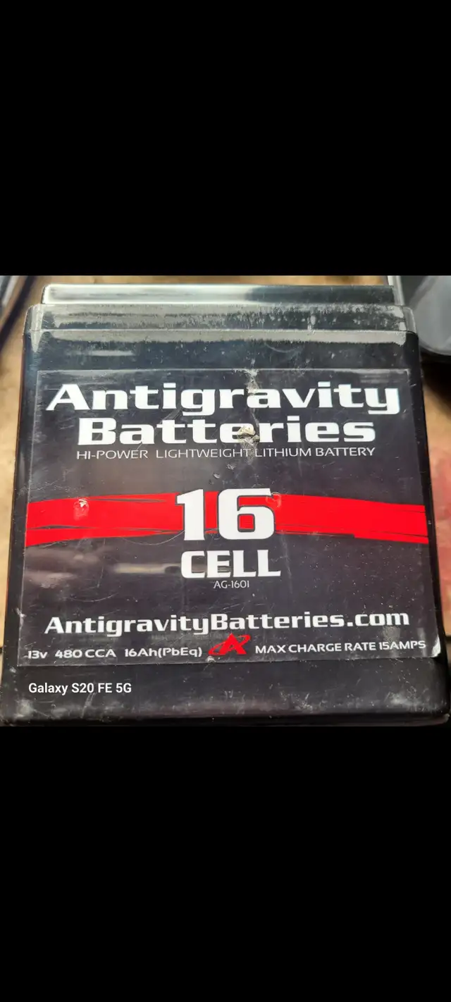 Lithium 113 HarleyBike Battery AG1601 for Fx,Fatboy,480CCA$175 in Street, Cruisers & Choppers in Calgary - Image 3