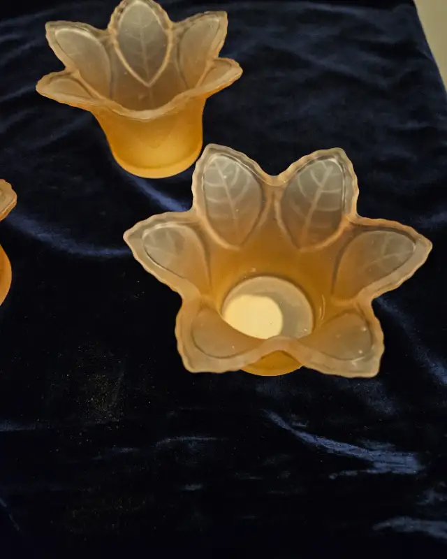 ART GLASS CANDLE HOLDERS in Home Décor & Accents in City of Toronto - Image 5