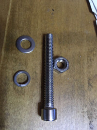 M8x60mm stainless steel bolts and nuts
