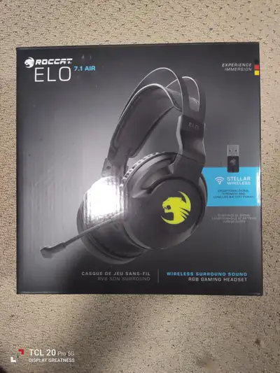 Roccat ELO 7.1 Air Wireless head set, View more