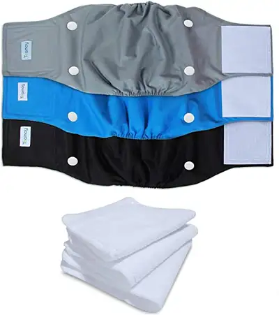 dog wrap diapers (6 for $35), View more