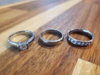 Engagement & Wedding Ring Set, Size 6