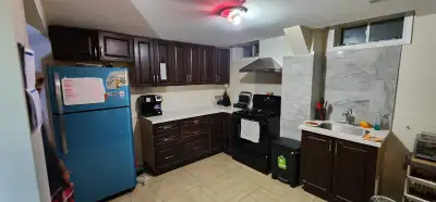 Street level basement room at Markham Steeles