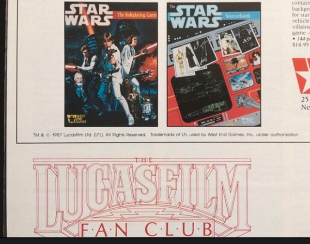 1987 The LucasFilm Fan Club Official Magazine 1st Collectors  in Comics & Graphic Novels in Brantford - Image 3