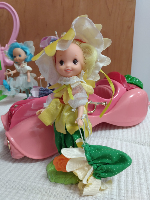 Vintage Rose Petal Doll Set in Arts & Collectibles in Calgary - Image 4