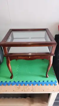 Vintage Bombay Lift top table with one drawer Display, Curio