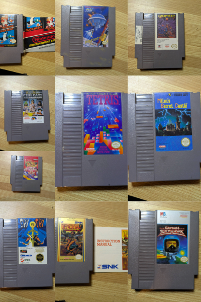 Vintage Nintendo NES 10-Game Lot - Tetris, Double Dragon, P.O.W., View more
