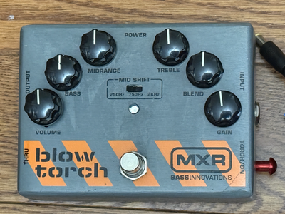 MXR Blow Torch Bass Distortion w/ Power Supply, View more