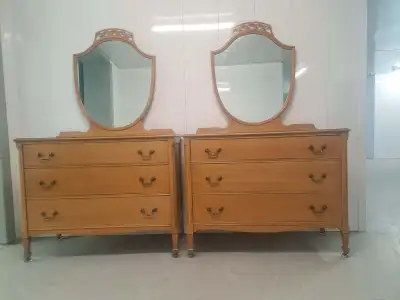 Matching Oversized Nightstands / Dressers with Mirrors, View more