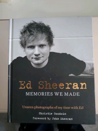 Ed Sheeran Hardcover Book Memories We Made For Sale