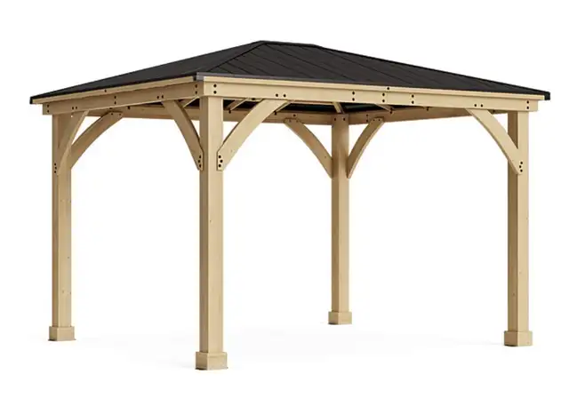 BRAND NEW IN BOX 12’ x 12’ YARDISTRY MERIDIAN GAZEBO $3200 in Patio & Garden Furniture in Windsor Region - Image 7