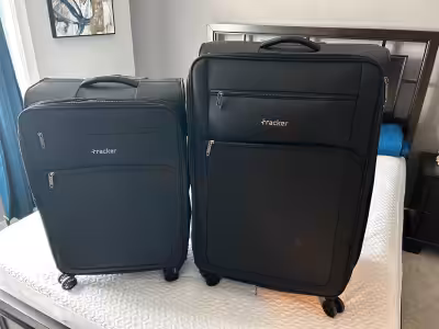 Two piece tracker luggage- only used a few times.