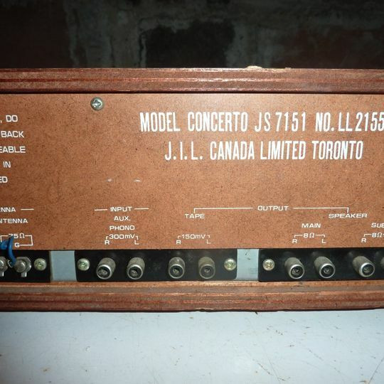 Vintage Concerto Receiver - Model JS 7151 in Stereo Systems & Home Theatre in City of Toronto - Image 4