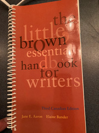 Little brown essential handbook for writers - for offers!