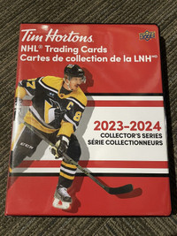2023-24 Tim Hortons Base set & bonus subsets in collector binder