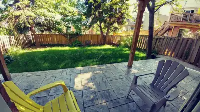 Walk- Out One Bedroom + Ensuite Bath Basement Apt for Rent $1700 – Utilities Included • One Parking...