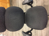 $150 · Lumbar support padded hydrolic executive office chair in