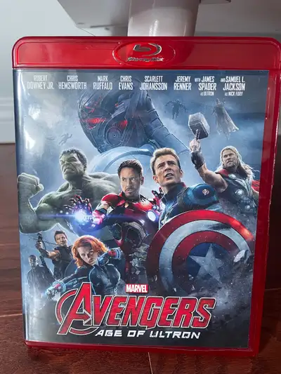 Avengers age of Ultron Blu Ray DVD, View more